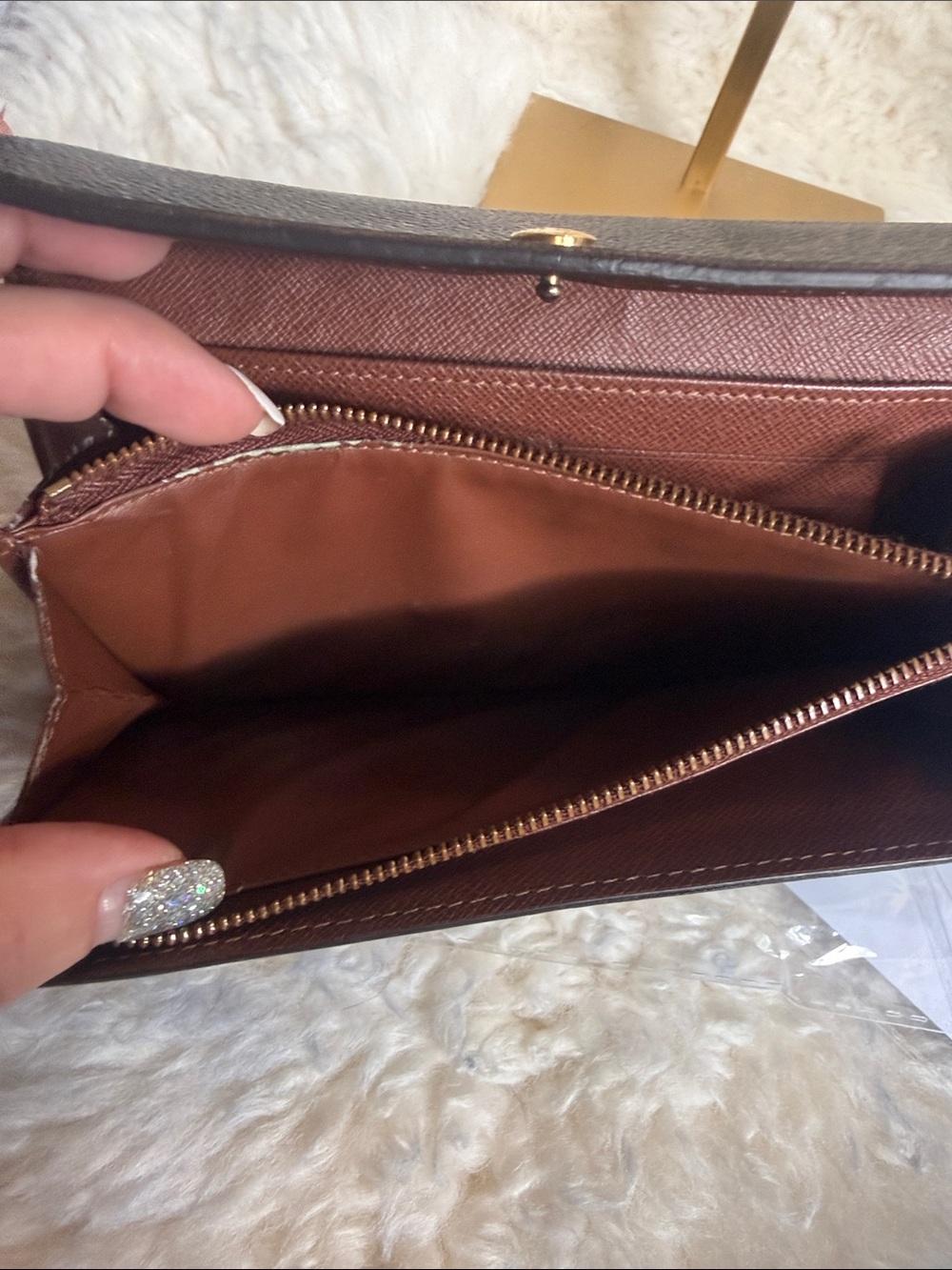 Louis Vuitton Monogram Sarah Long Wallet Brown - Picture 10 of 10